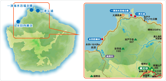 屋久島マップ